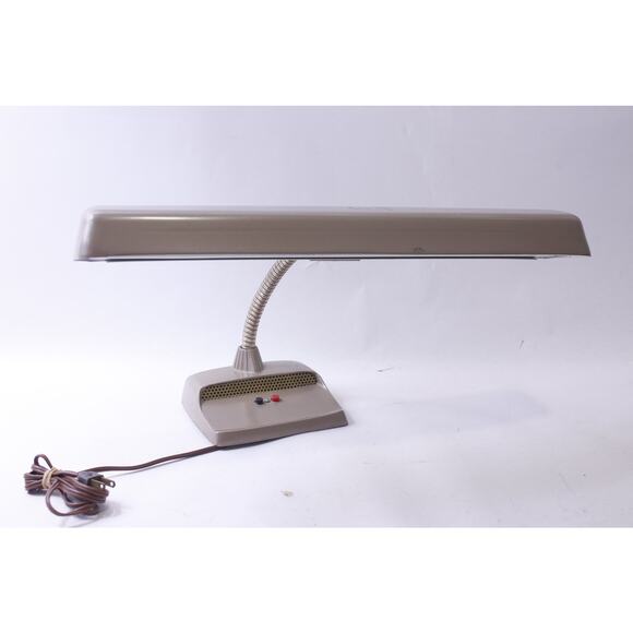 Marks Deluxe Piano Lamp, Gooseneck, MCM, Industrial, Desk Lamp, Adjustable, - Picture 1 of 4